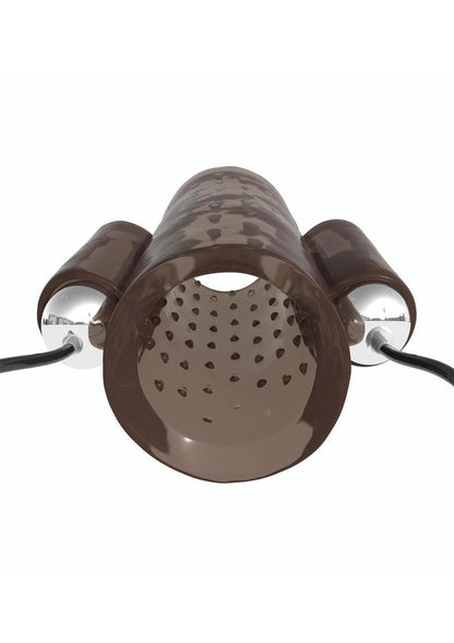Classix Dual Vibrating Textured Penis Sleeve with Remote Control