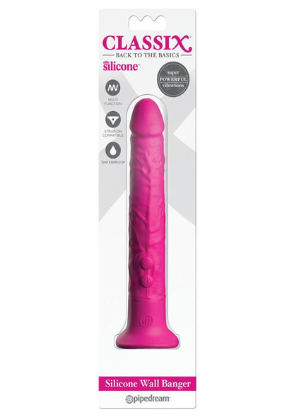Classix Silicone Wall Banger Vibrating Dild by Pipedream