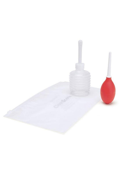 CleanScene 4PC Mini Travel Douche with One Way Valve
