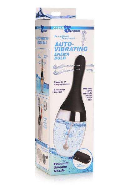 Clean Stream Auto Vibrating Silicone Enema Bulb