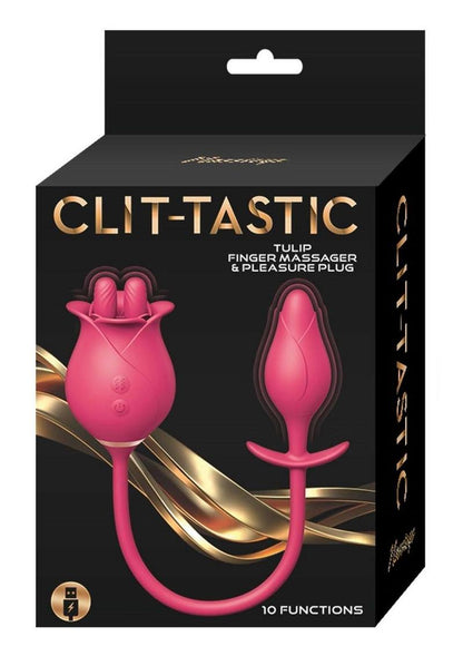 Clit-Tastic Tulip Finger Massager And Pleasure Plug