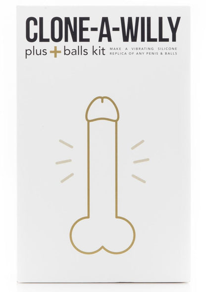 Clone A Willy Plus Balls Kit Make a Vibrating Replica of Your Penis And Balls