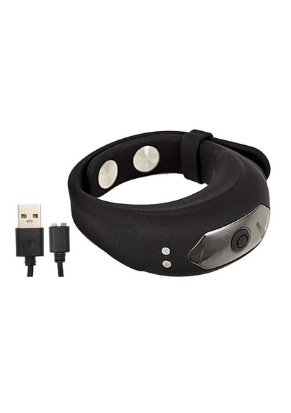 CockPower Adjustable Belt Ring Rechargeable Silicone Cock Ring