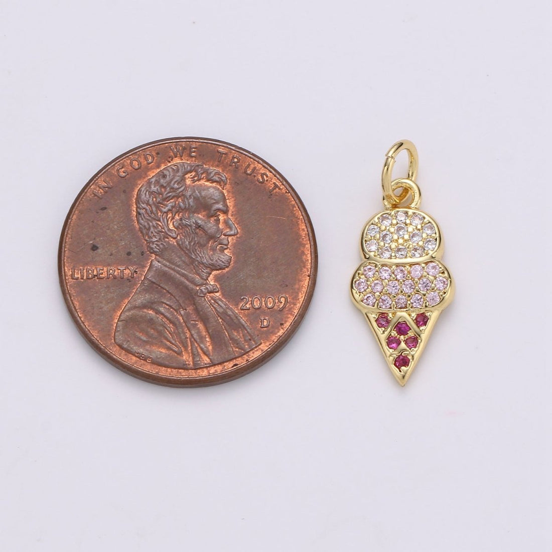 Colorful Ice Cream Charms Enamel Gold Plated for Bracelet Necklace Earring Component Summer Jewelry | D-343