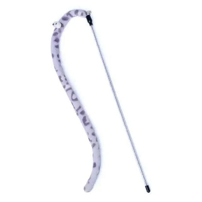 Colorful Rod Wand Feather Teaser Exerciser For Cats Soft Funny Interactive Toy For Pets Cute Cat Accessories