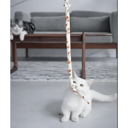 Colorful Rod Wand Feather Teaser Exerciser For Cats Soft Funny Interactive Toy For Pets Cute Cat Accessories