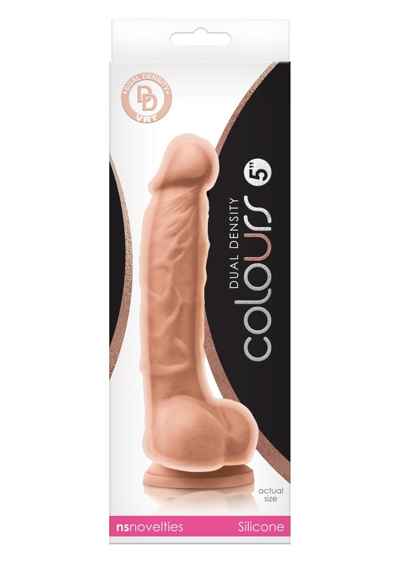 Colours Dual Density Silicone Dildo