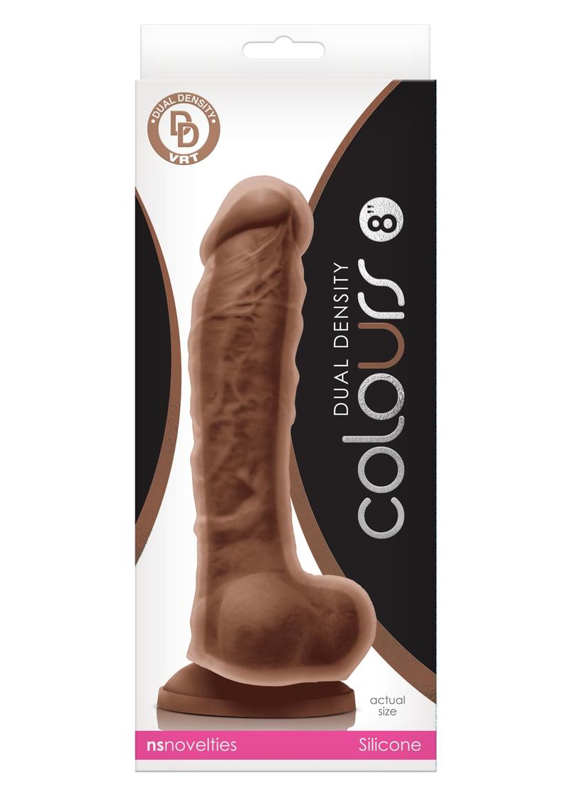 Colours Dual Density Silicone Dildo