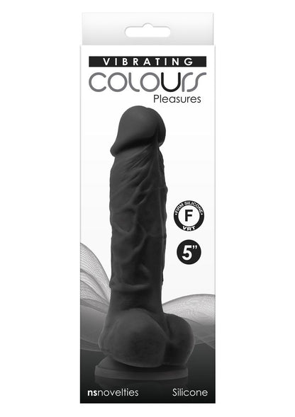 Colours Pleasures Vibrating Dildo with Balls
