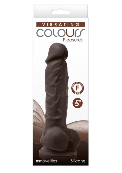 Colours Pleasures Vibrating Dildo with Balls
