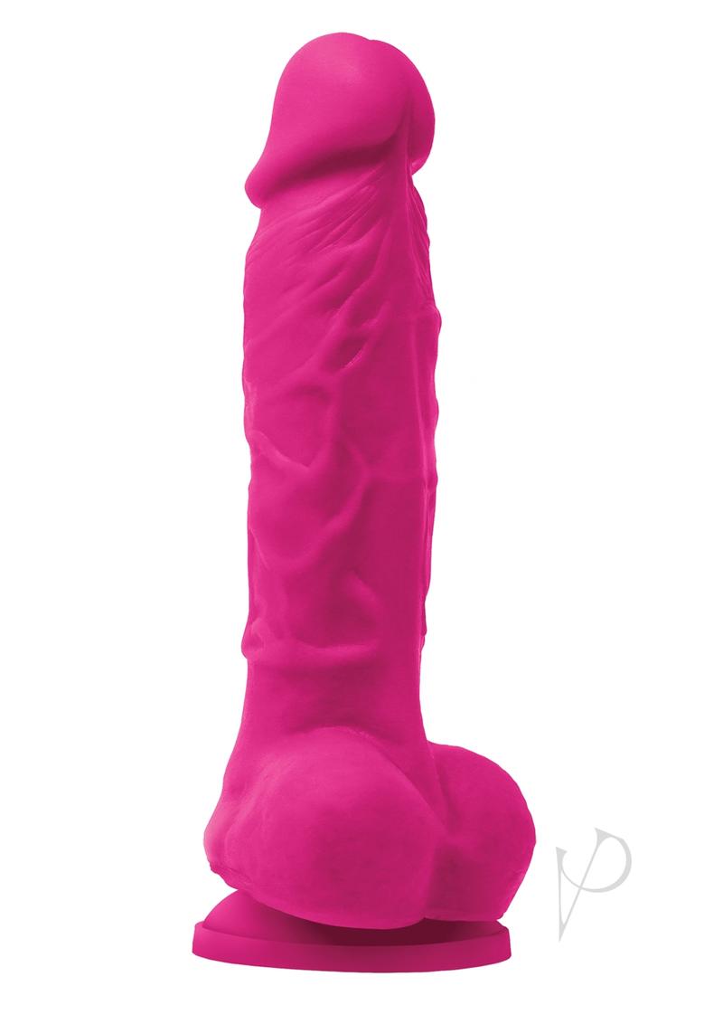 Colours Pleasures Vibrating Dildo with Balls