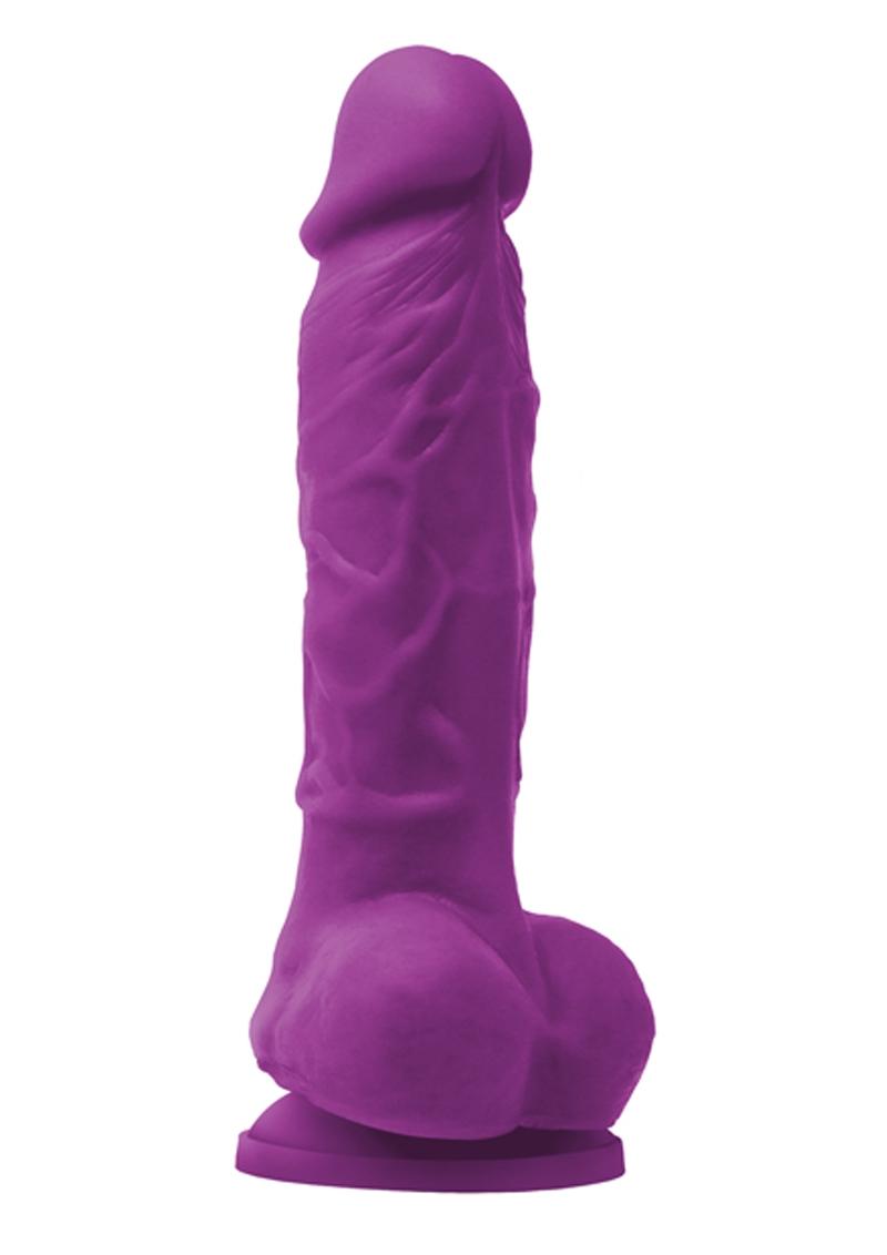 Colours Pleasures Vibrating Dildo with Balls