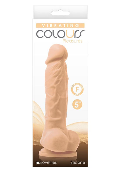 Colours Pleasures Vibrating Dildo with Balls