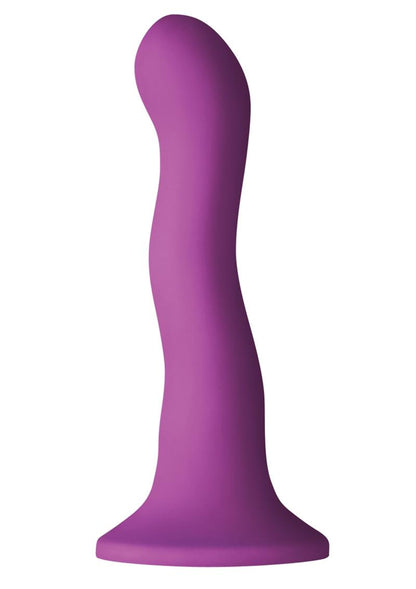 NS Novelties Colours Wave Suction-Cup Base Silicone Dildo