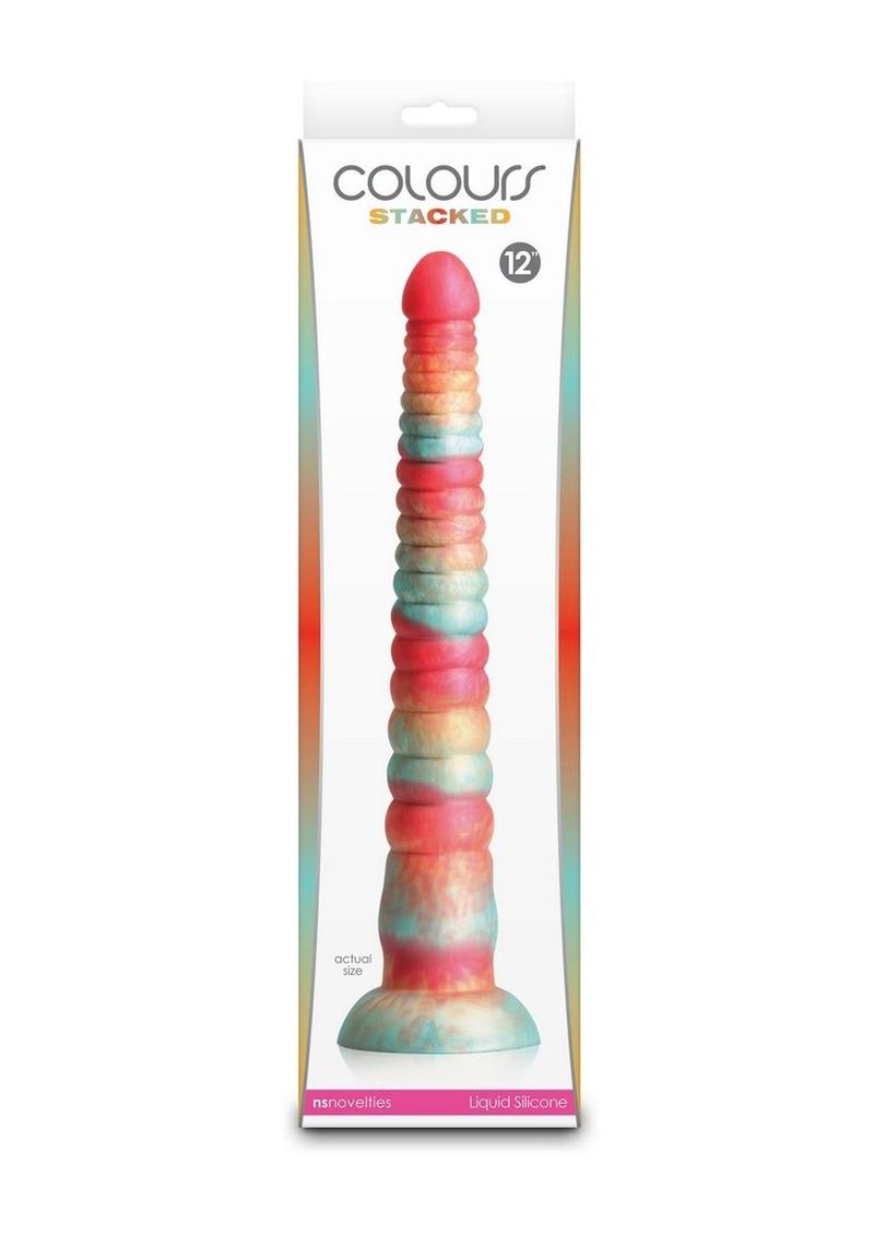 Colours Stacked Waterproof And Premium Silicone Dildo