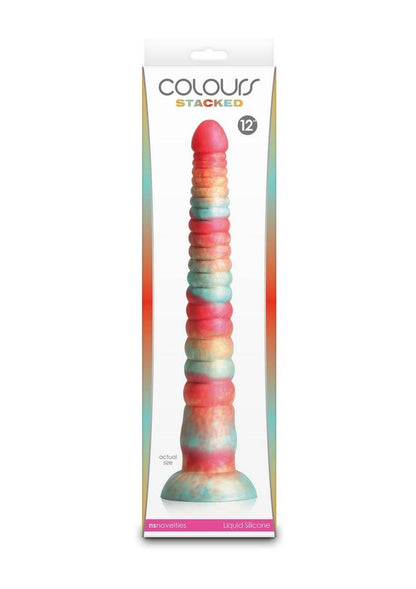 Colours Stacked Waterproof And Premium Silicone Dildo