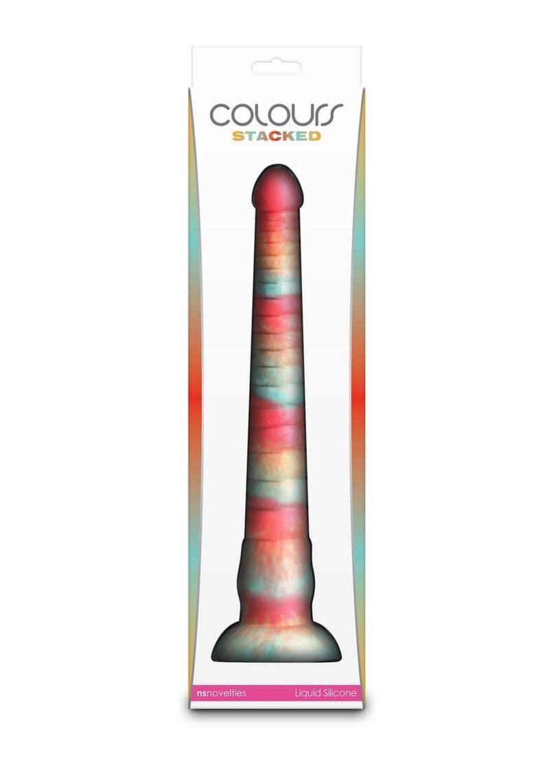 Colours Stacked Waterproof And Premium Silicone Dildo