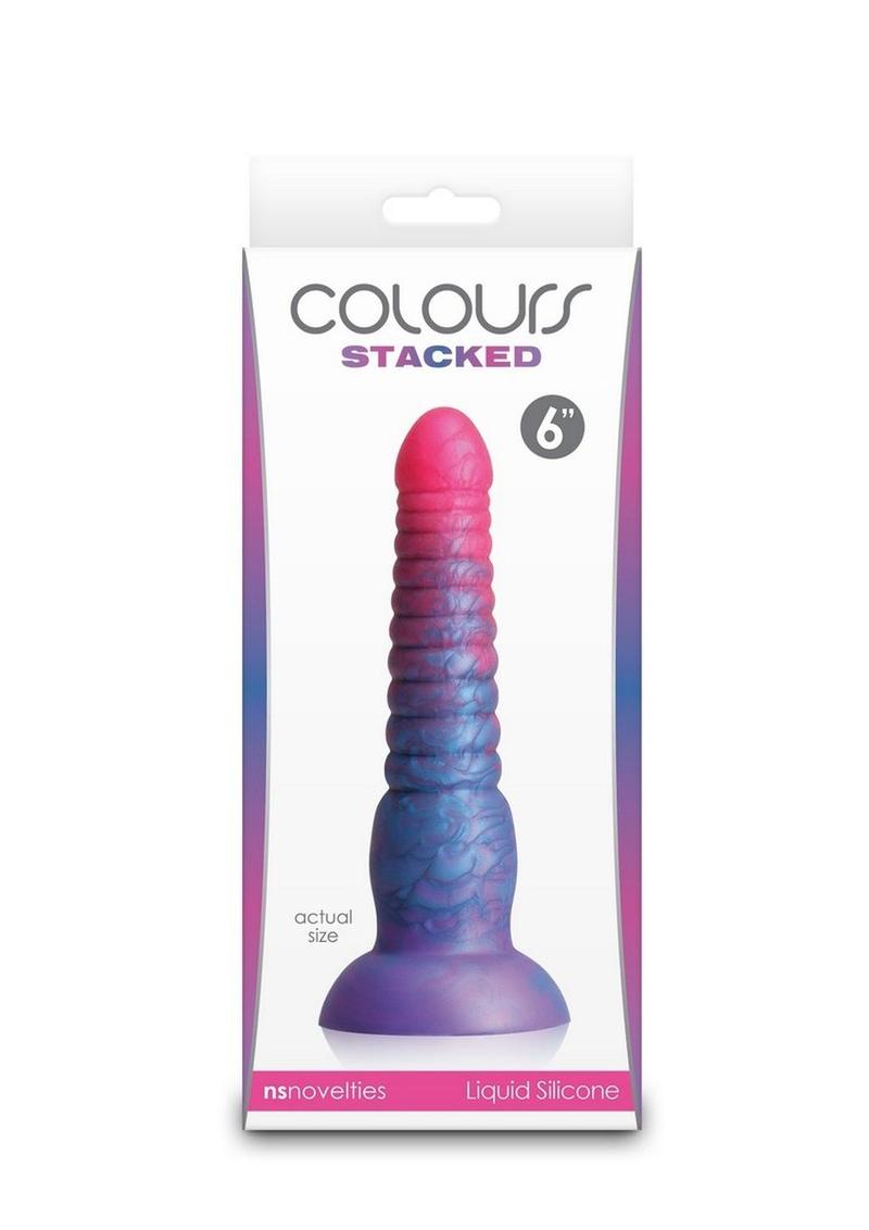 Colours Stacked Waterproof And Premium Silicone Dildo