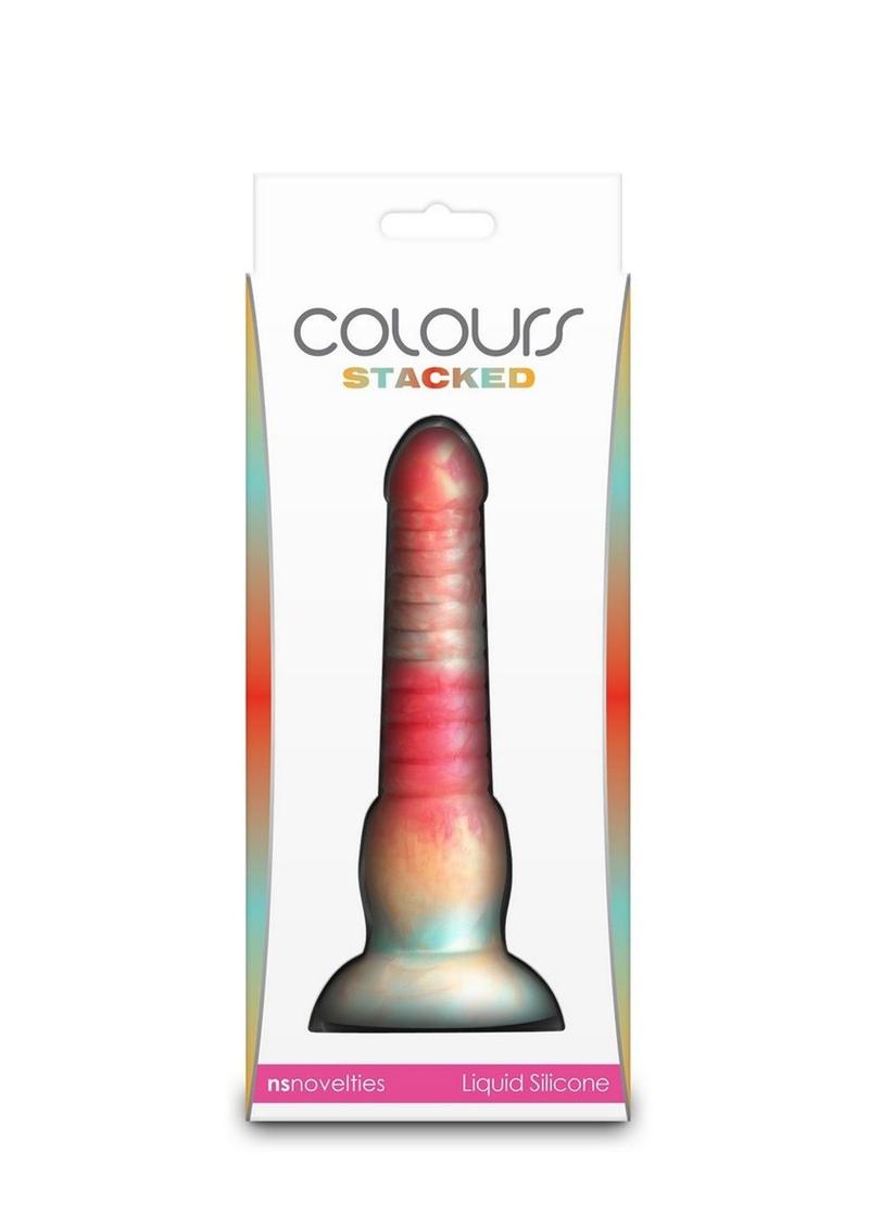 Colours Stacked Waterproof And Premium Silicone Dildo
