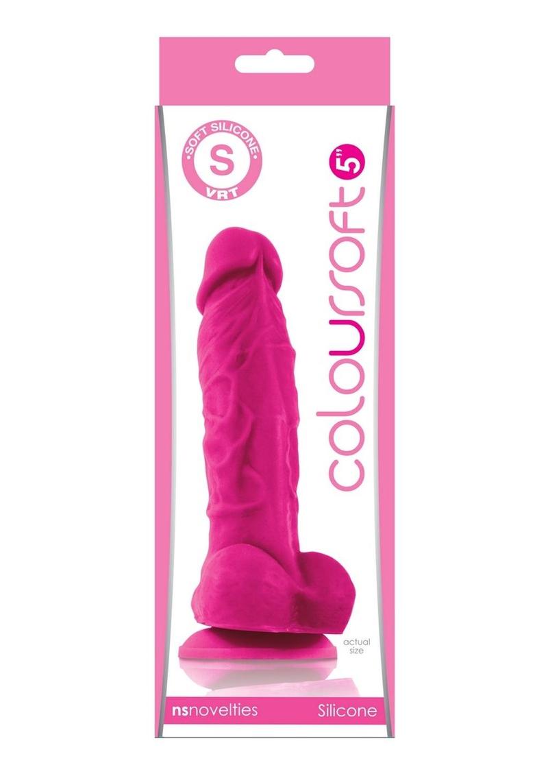 ColourSoft Silicone Dildo With Realistic And Harness Compatible