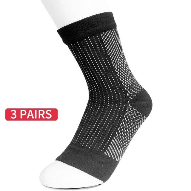 Comfort Foot Anti Fatigue Women Compression Socks Sleeve Elastic Men&
