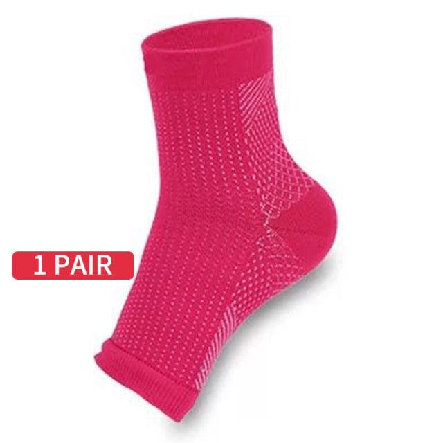 Comfort Foot Anti Fatigue Women Compression Socks Sleeve Elastic Men&