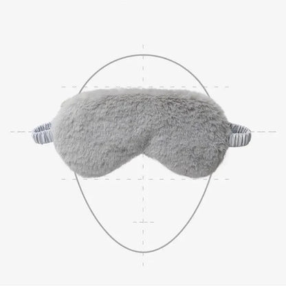 Comfortable Soft Plush Sleep Eye Mask Sleeping Masks Night Eyeshade Women Traveling Eye Patch Cute Design Cozy Fluffy Eye Mask