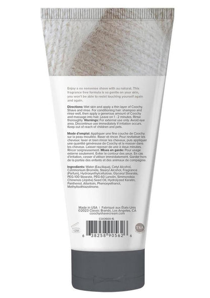 Coochy Oh So Smooth Shave Cream Au Natural Anti-Bump Formula