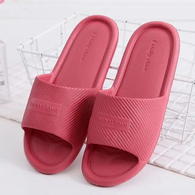 Cool New Slippers Women Summer Flip Flops Indoor Slippers Unique Design House Bathroom Non-slip Soft Flip Flops For Women