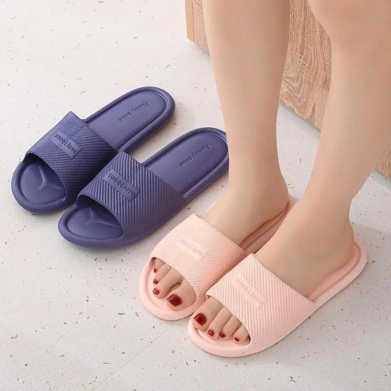 Cool New Slippers Women Summer Flip Flops Indoor Slippers Unique Design House Bathroom Non-slip Soft Flip Flops For Women