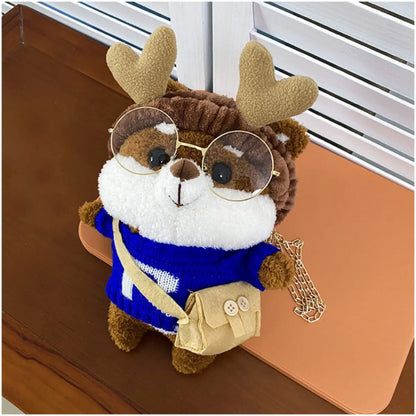 Corgi Kawaii Plush Backpack