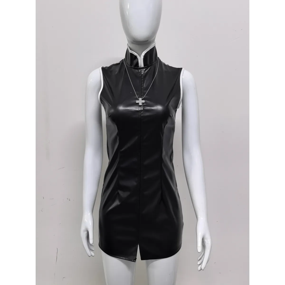 Misato Katsuragi EVA Cosplay Set – Red Jacket &amp; Black Dress Costume