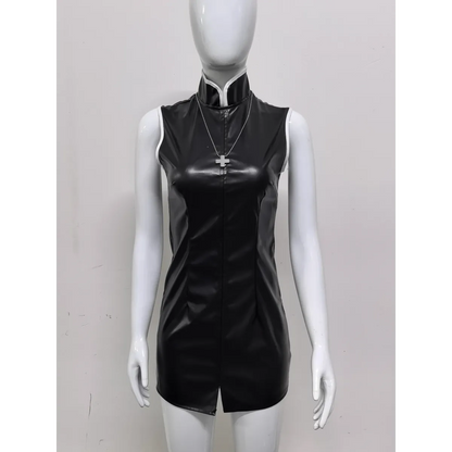 Misato Katsuragi EVA Cosplay Set – Red Jacket &amp; Black Dress Costume