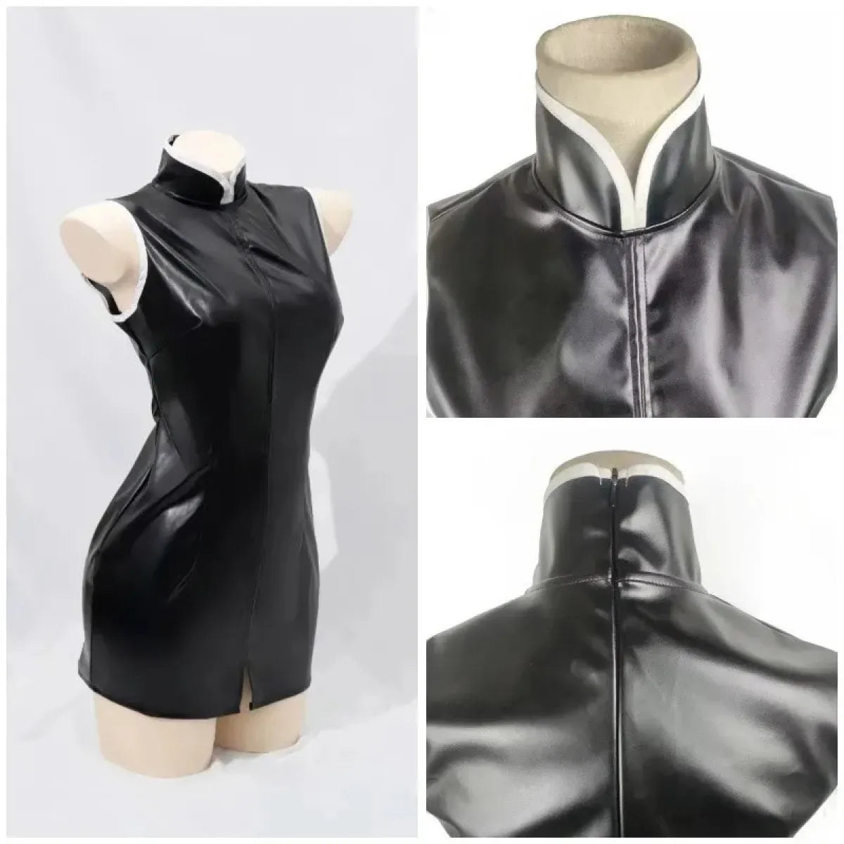 Misato Katsuragi EVA Cosplay Set – Red Jacket &amp; Black Dress Costume