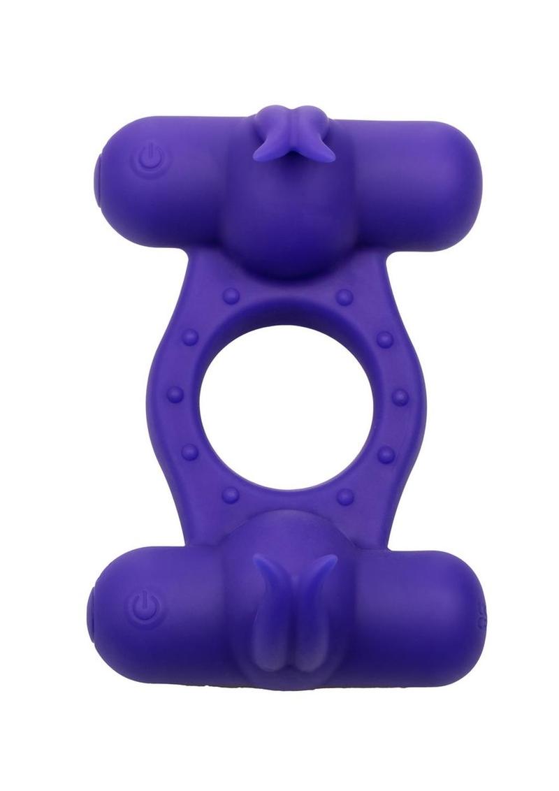 CalExotics Silicone Rechargeable Triple Orgasm Enhancer
