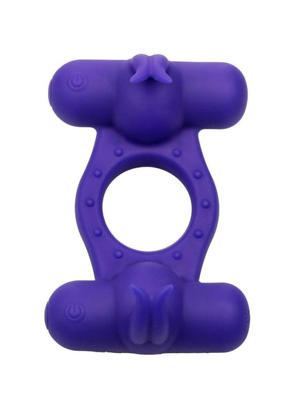 CalExotics Silicone Rechargeable Triple Orgasm Enhancer