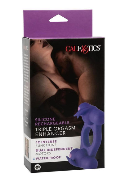 CalExotics Silicone Rechargeable Triple Orgasm Enhancer