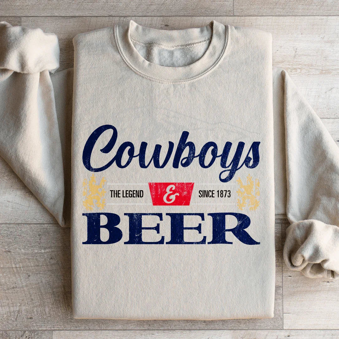 Cowboys &amp; Beer Sweatshirt