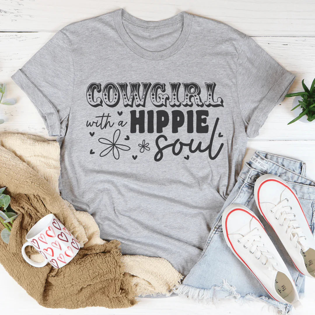 Cowgirl With Hippie Soul Tee