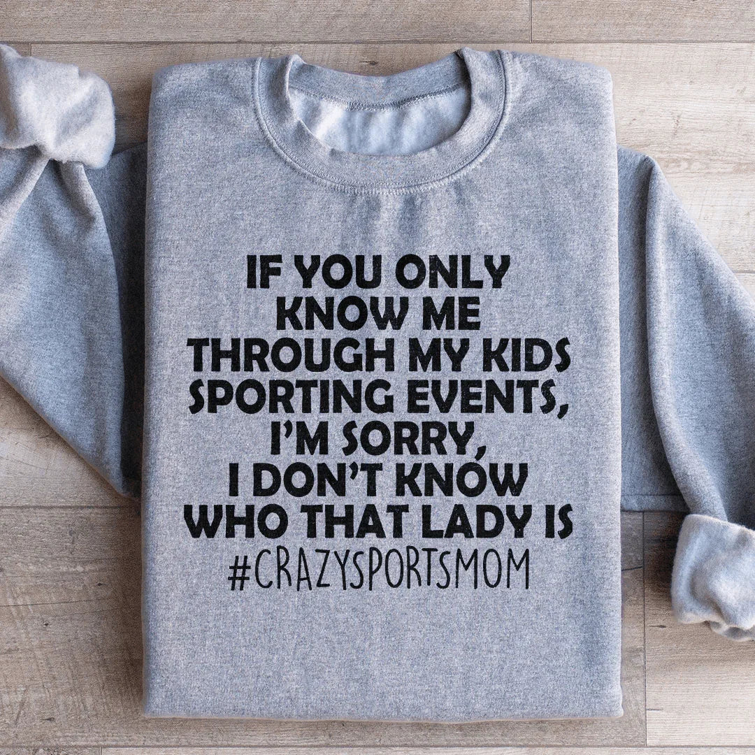 Crazy Sports Lady Sweatshirt