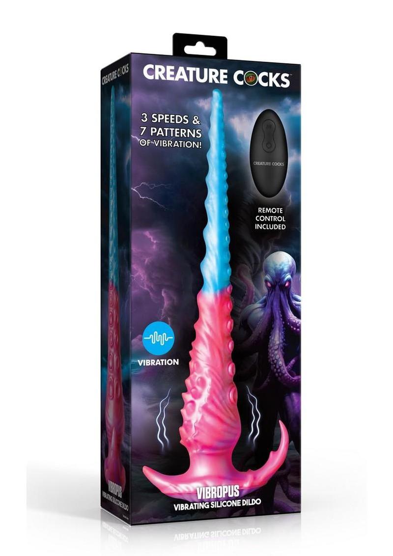 Vibropus Vibrating Silicone Dildo