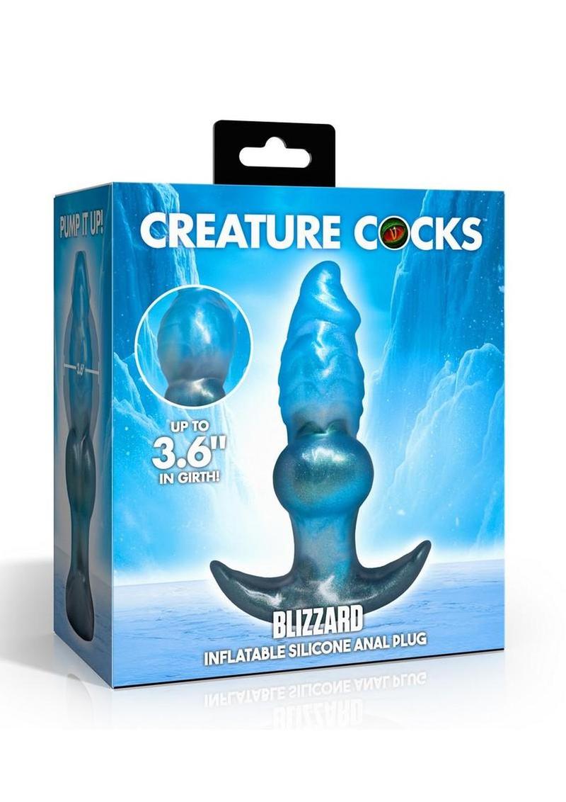 Blizzard Inflatable Silicone Anal Plug