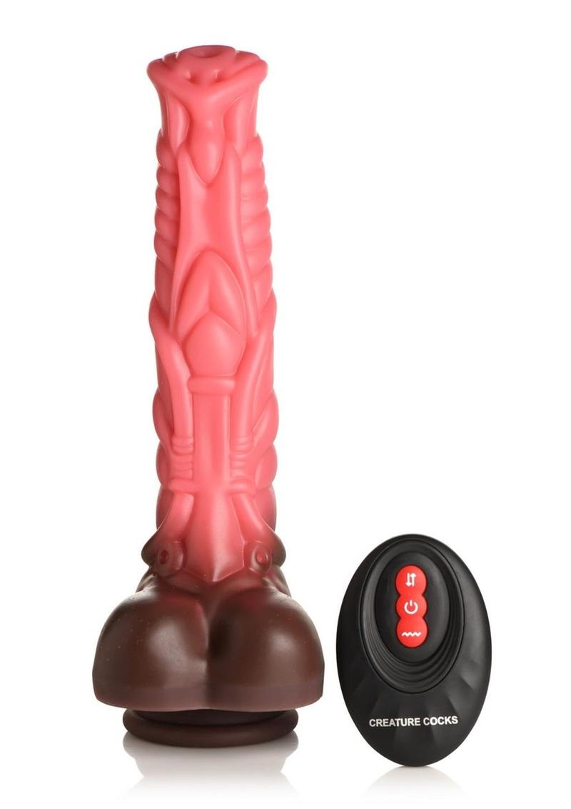 Creature Cocks Deluxe Centaur Thrusting and Vibrating Silicone Dildo