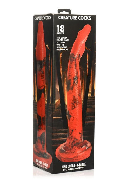 Creature Cocks King Cobra 18" Long Silicone Dildo - Serpentine Pleasure