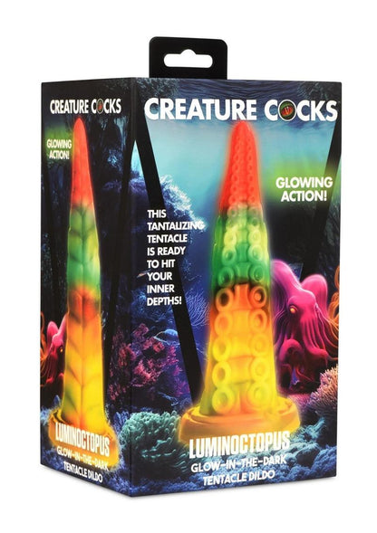 Luminoctopus Glow-in-the-Dark Tentacle Silicone Dildo