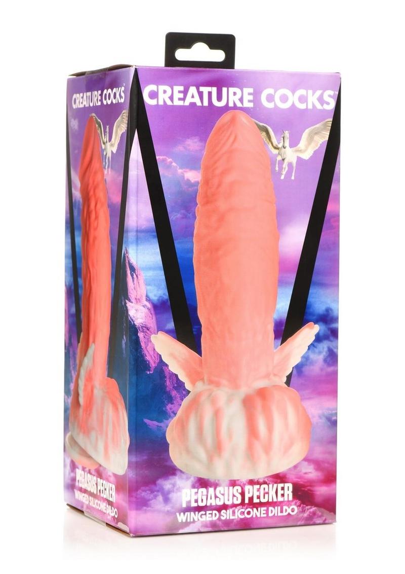 Creature Cocks Pegasus Pecker Winged Silicone Fantasy Flight Dildo