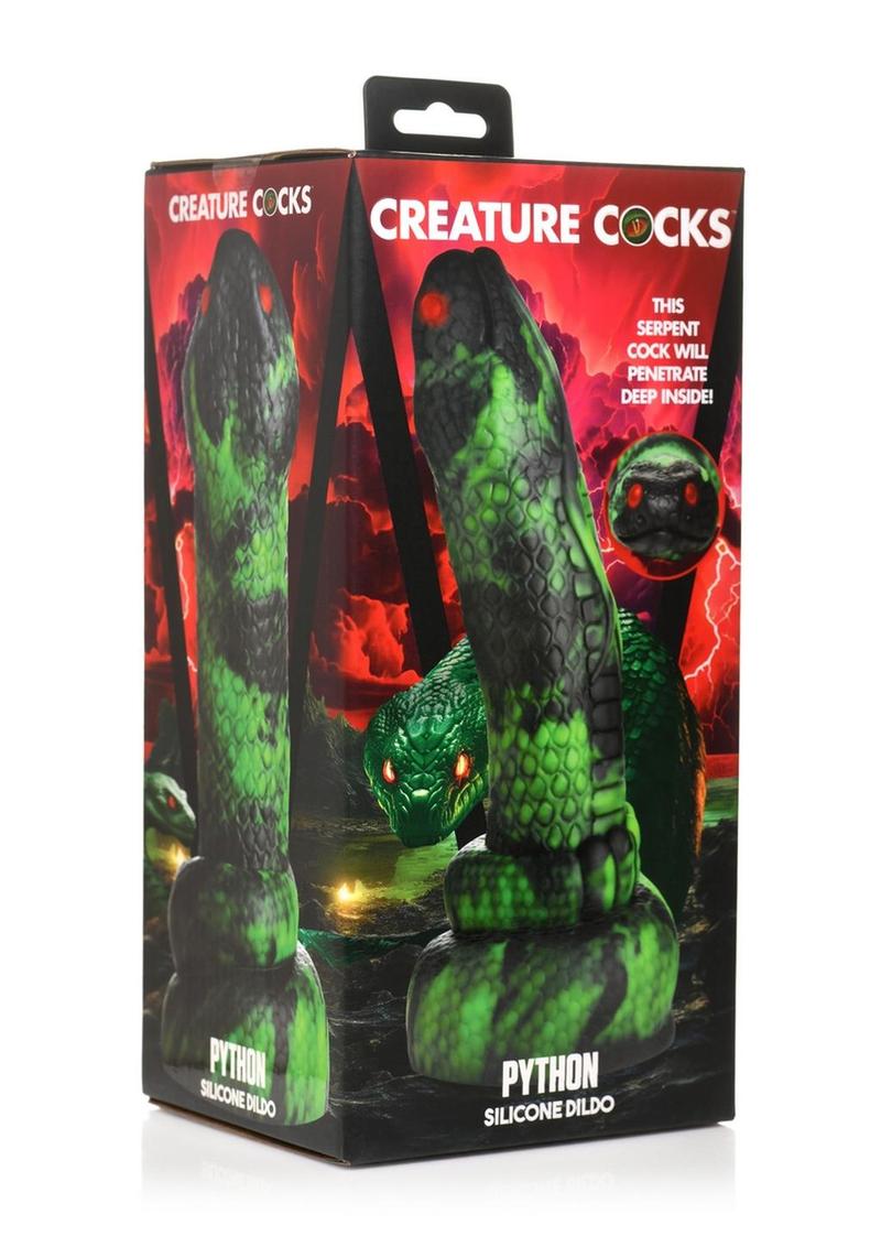Python Silicone Dildo  Serpent Design