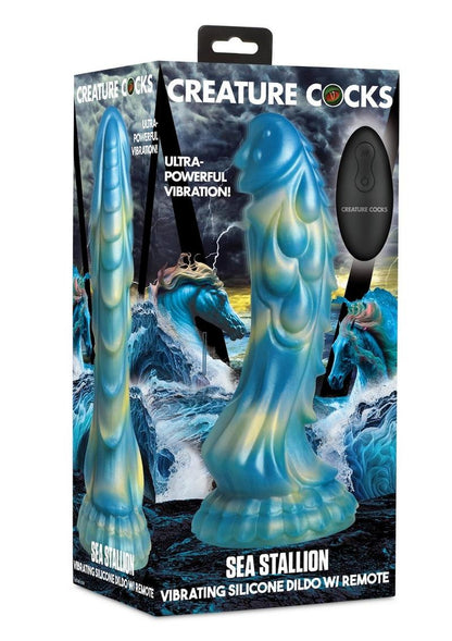 Creature Cocks Sea Stallion Silicone Dildo With Remote