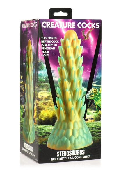 Stegosaurus Spiky Reptile Silicone Dildo
