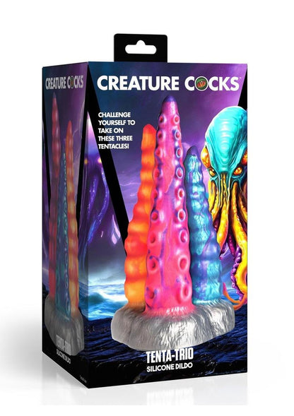 Creature Cocks Tenta- Trio Silicone Dildo
